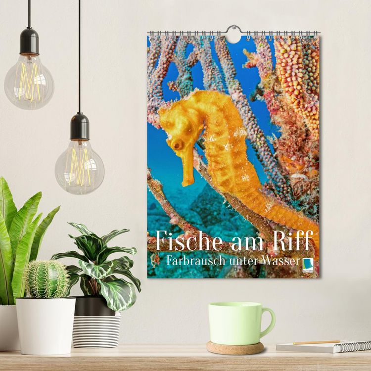 Produktbild: Farbrausch unter Wasser: Fische am Riff (Wandkalender 2026 DIN A4 hoch), CALVENDO Monatskalender