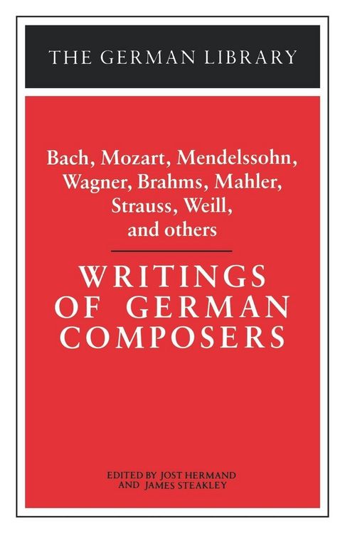 Produktbild: Writings of German Composers