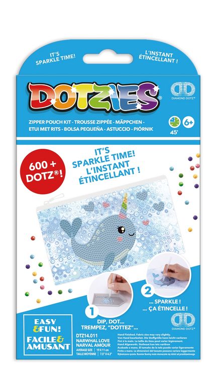 Produktbild: DOTZIES BY DIAMOND DOTZ - Diamond Painting Etui Narwal
