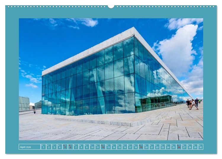 Produktbild: Oslo - Stadt am Fjord (Wandkalender 2026 DIN A2 quer), CALVENDO Monatskalender