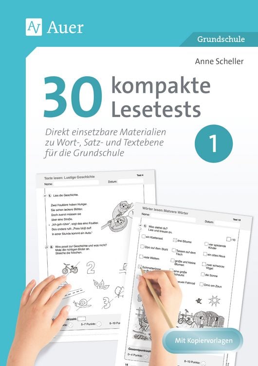 Produktbild: 30 kompakte Lesetests f&uuml;r Klasse 1