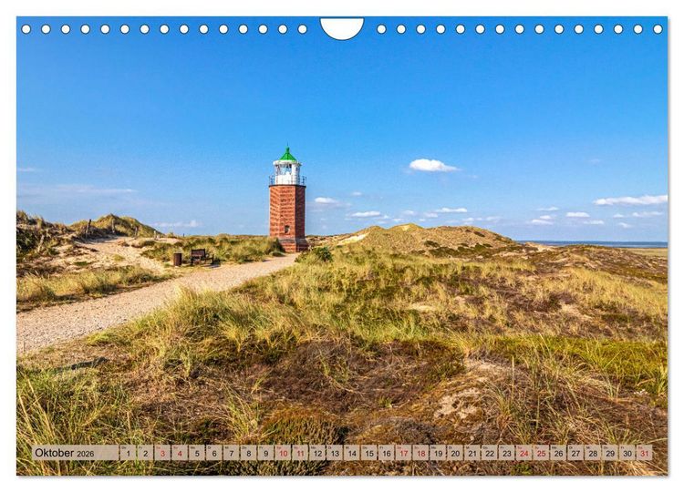 Produktbild: IN SYLT VERLIEBT (Wandkalender 2026 DIN A4 quer), CALVENDO Monatskalender
