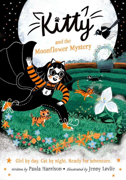 Produktbild: Kitty and the Moonflower Mystery: The purrrfect series for newly confident readers, from bestselling author Paula Harrison and Waterstones Children's Book Prize winner Jenny L&oslash;vlie!