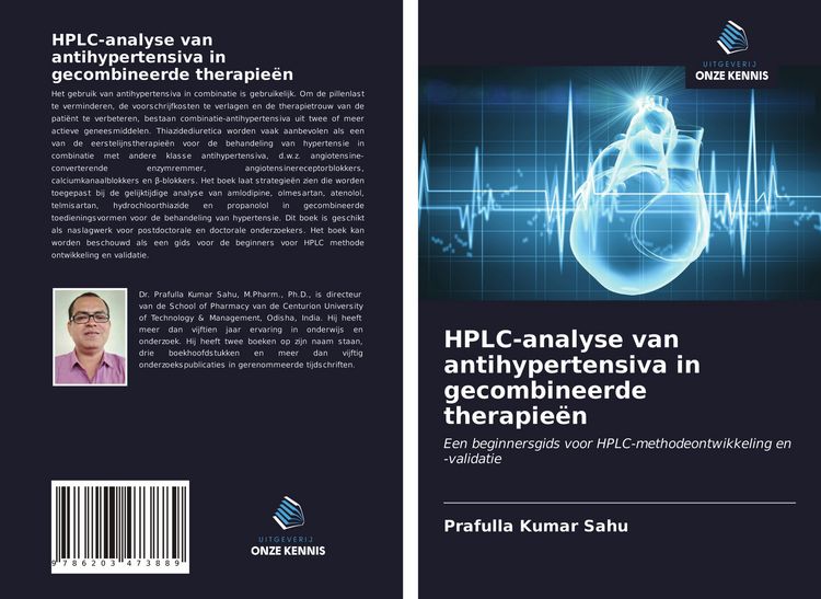 Produktbild: HPLC-analyse van antihypertensiva in gecombineerde therapie&euml;n