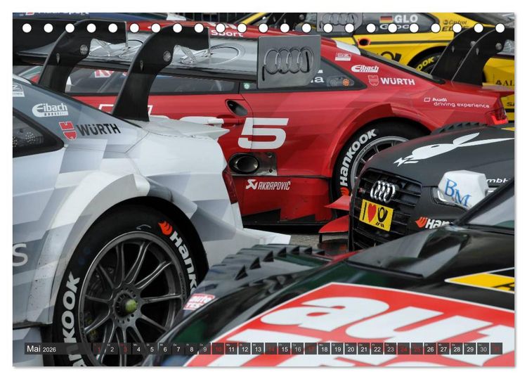 Produktbild: Motorsport - Impressionen (Tischkalender 2026 DIN A5 quer), CALVENDO Monatskalender