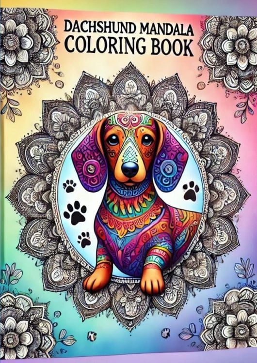 Produktbild: Dachshund Mandala - Coloring Book