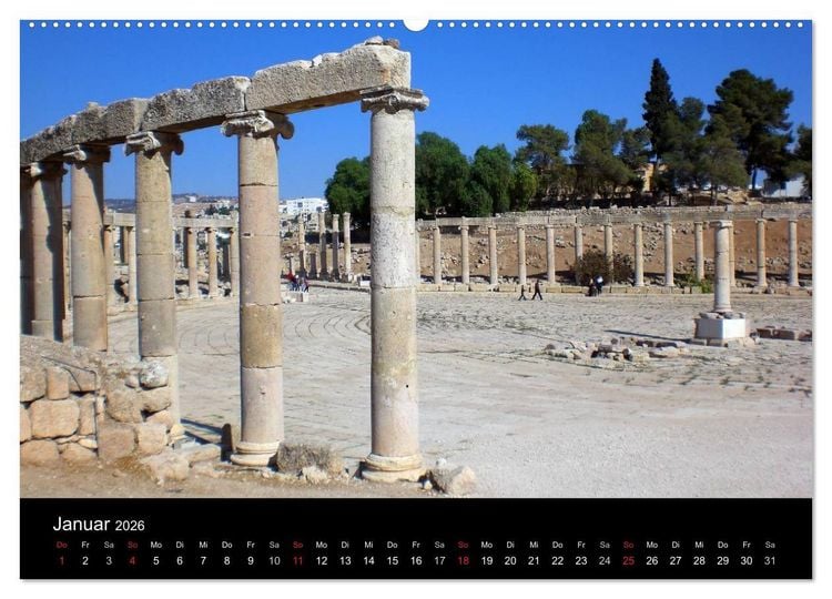 Produktbild: Faszinierendes Jordanien (hochwertiger Premium Wandkalender 2026 DIN A2 quer), Kunstdruck in Hochglanz