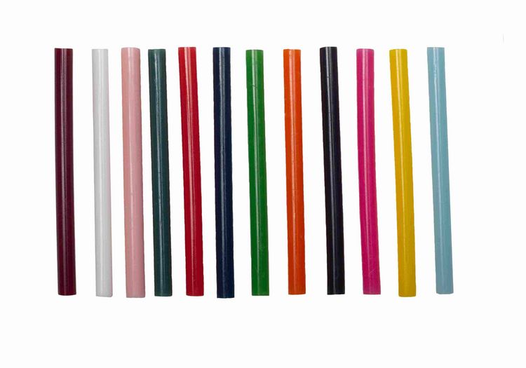 Produktbild: PEBARO 269BUNT - 12 Klebesticks farbig, f&uuml;r Hei&szlig;klebepistole Art.269ok