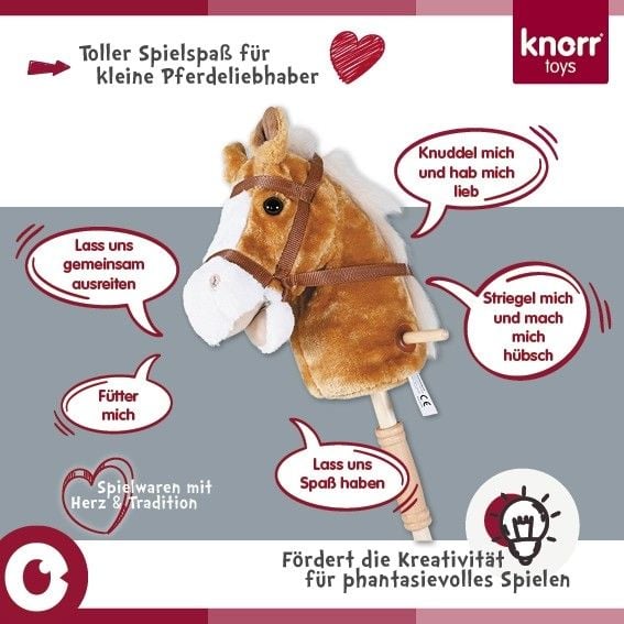 Produktbild: Knorrtoys 40102 - Steckenpferd Blacky