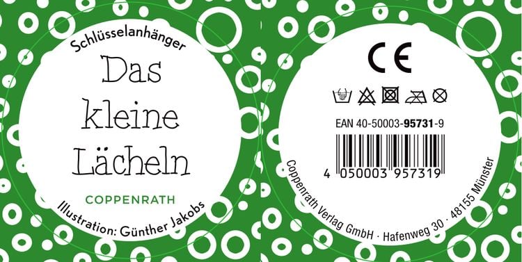 Produktbild: Schl&uuml;sselanh&auml;nger - Das kleine L&auml;cheln (Das kl. Gl&uuml;ck)