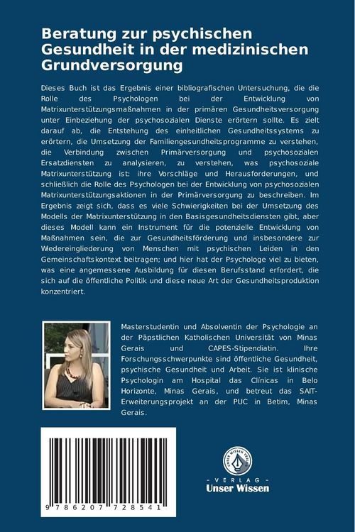 Produktbild: Beratung zur psychischen Gesundheit in der medizinischen Grundversorgung