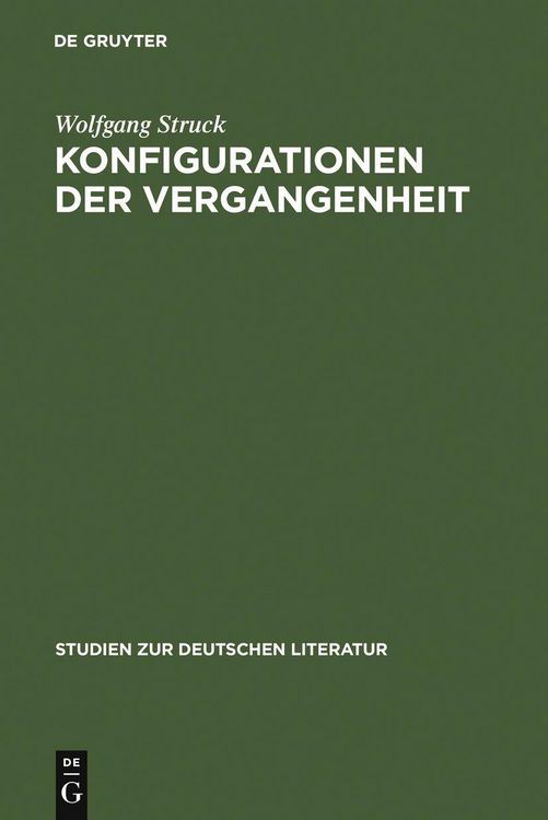 Produktbild: Konfigurationen der Vergangenheit