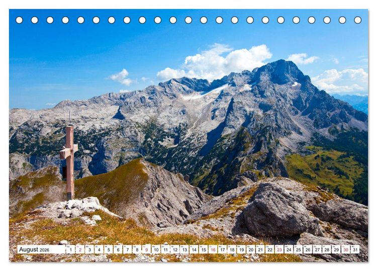 Produktbild: Gr&uuml;&szlig;e aus Filzmoos (Tischkalender 2026 DIN A5 quer), CALVENDO Monatskalender