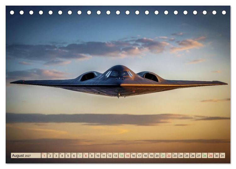 Produktbild: B2 Spirit - Bomber (Tischkalender 2027 DIN A5 quer), CALVENDO Monatskalender