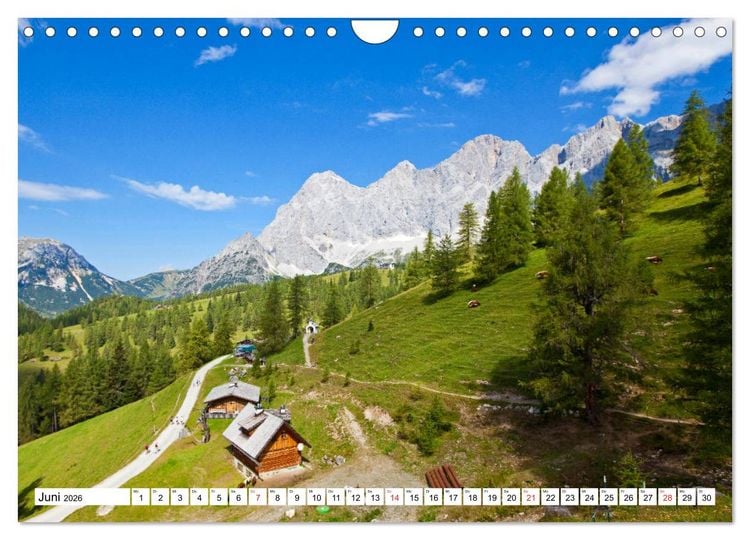 Produktbild: Ramsau am Dachstein (Wandkalender 2026 DIN A4 quer), CALVENDO Monatskalender