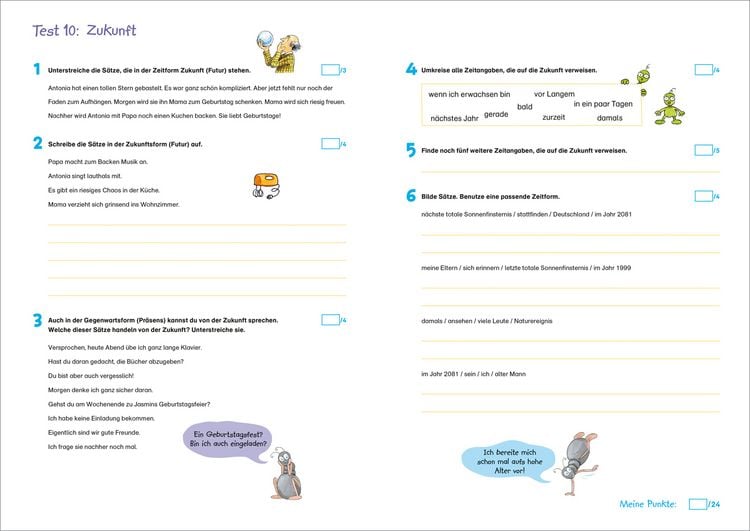 Produktbild: Fit f&uuml;r Deutsch 4. Klasse. Mein Testheft
