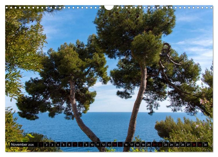 Produktbild: Riviera und Mehr - Nizza, Cannes, San Remo, Monaco (Wandkalender 2026 DIN A3 quer), CALVENDO Monatskalender