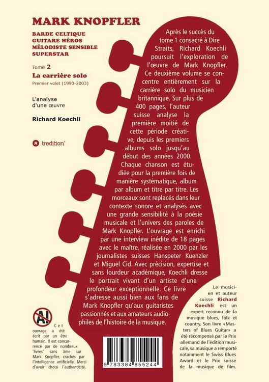Produktbild: Mark Knopfler (tome 2, la carri&egrave;re solo) - l'&eacute;mouvant ouvrage de 420 pages, &eacute;dition sp&eacute;ciale fran&ccedil;aise