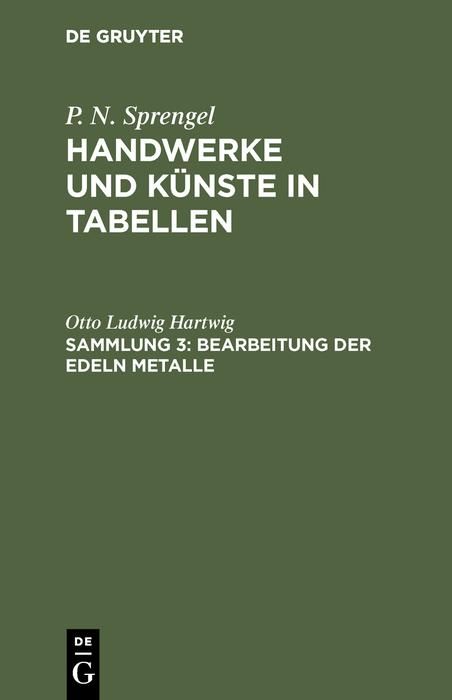 Produktbild: Bearbeitung der edeln Metalle