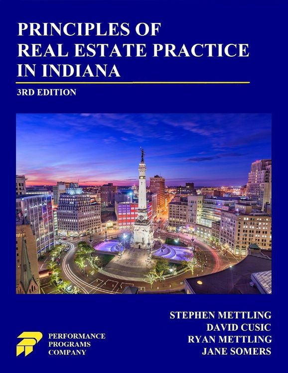 Produktbild: Principles of Real Estate Practice in Indiana: 3rd Edition