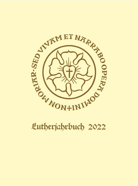 Produktbild: Lutherjahrbuch 89. Jahrgang 2022