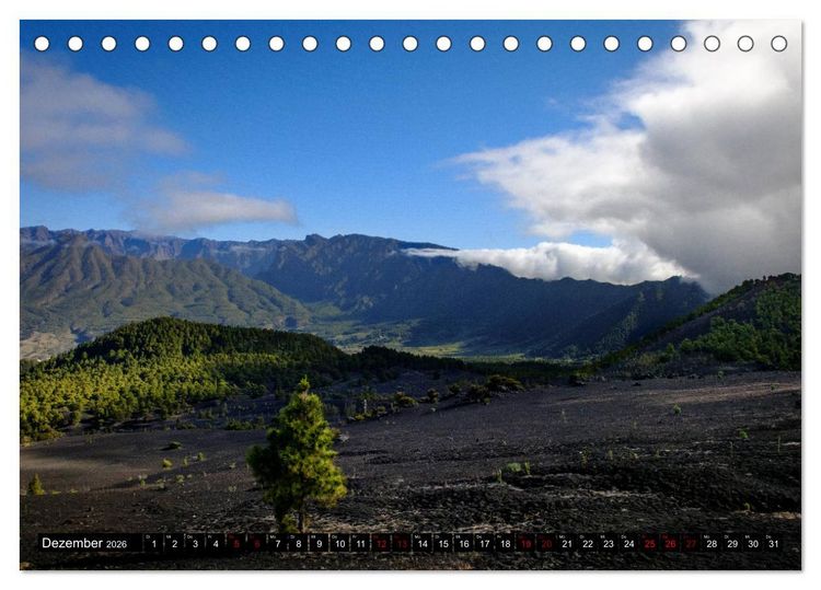 Produktbild: Natur pur erleben auf La Palma (Tischkalender 2026 DIN A5 quer), CALVENDO Monatskalender