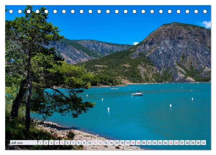 Produktbild: Hautes Alpes de Provence (Tischkalender 2026 DIN A5 quer), CALVENDO Monatskalender