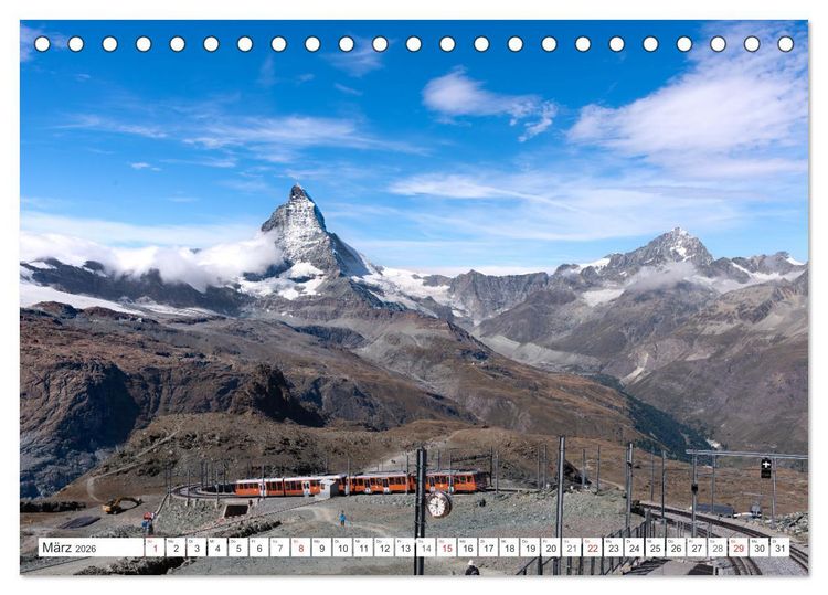 Produktbild: Matterhorn - Berg der Berge (Tischkalender 2026 DIN A5 quer), CALVENDO Monatskalender