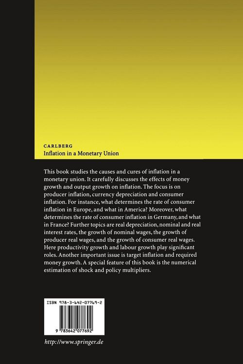 Produktbild: Inflation in a Monetary Union