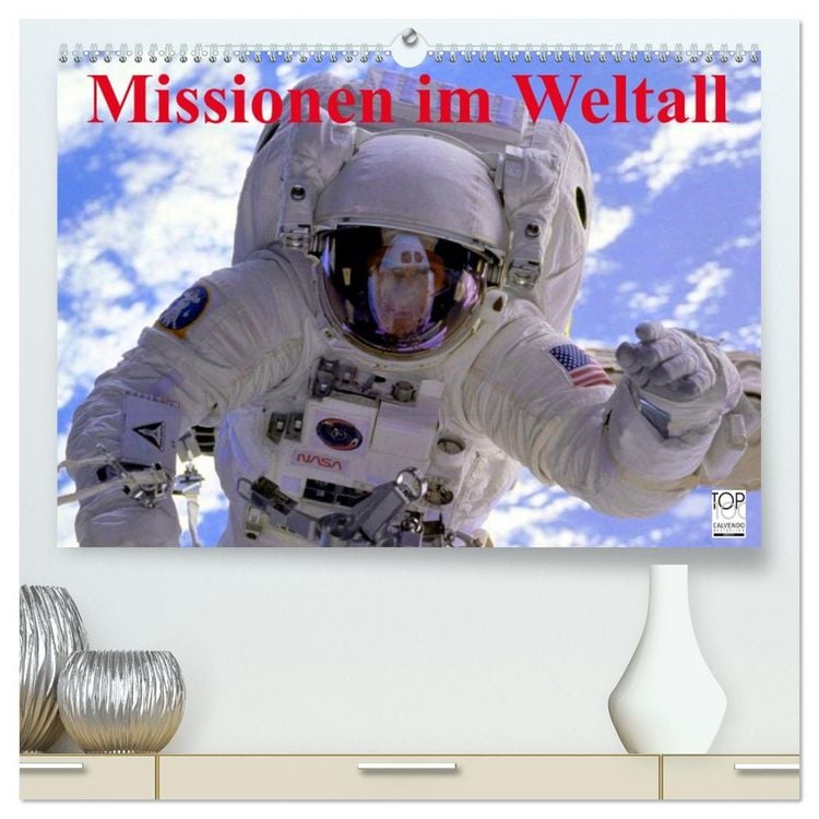 Produktbild: Missionen im Weltall (hochwertiger Premium Wandkalender 2026 DIN A2 quer), Kunstdruck in Hochglanz