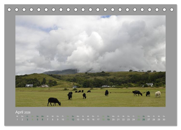 Produktbild: Argyll (Tischkalender 2026 DIN A5 quer), CALVENDO Monatskalender