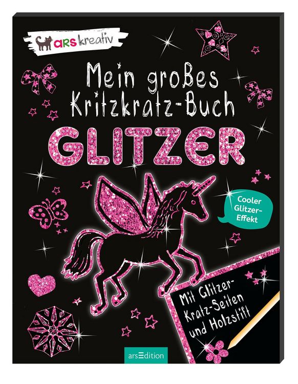 Produktbild: Mein gro&szlig;es Kritzkratz-Buch Glitzer