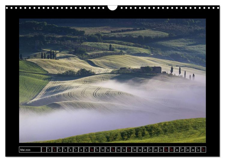 Produktbild: Toskana - Die Magie des Val d'Orcia (Wandkalender 2026 DIN A3 quer), CALVENDO Monatskalender