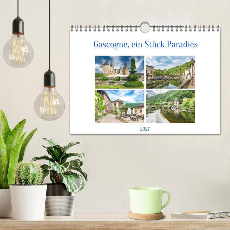 Produktbild: Gascogne, ein St&uuml;ck Paradies (Wandkalender 2027 DIN A4 quer), CALVENDO Monatskalender