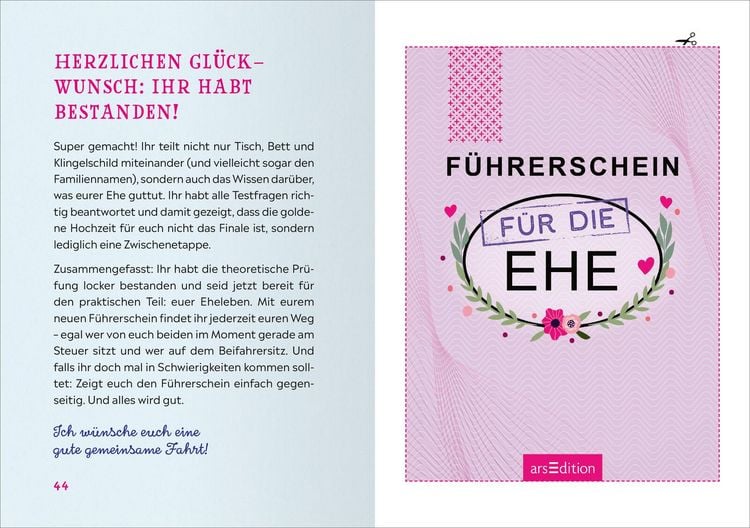 Produktbild: Führerschein für die Ehe