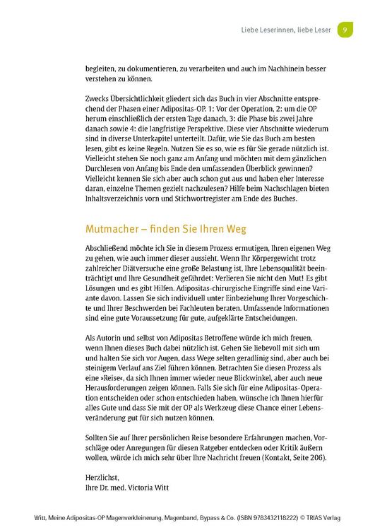Produktbild: Meine Adipositas-OP. Magenverkleinerung, Magenband, Bypass & Co.