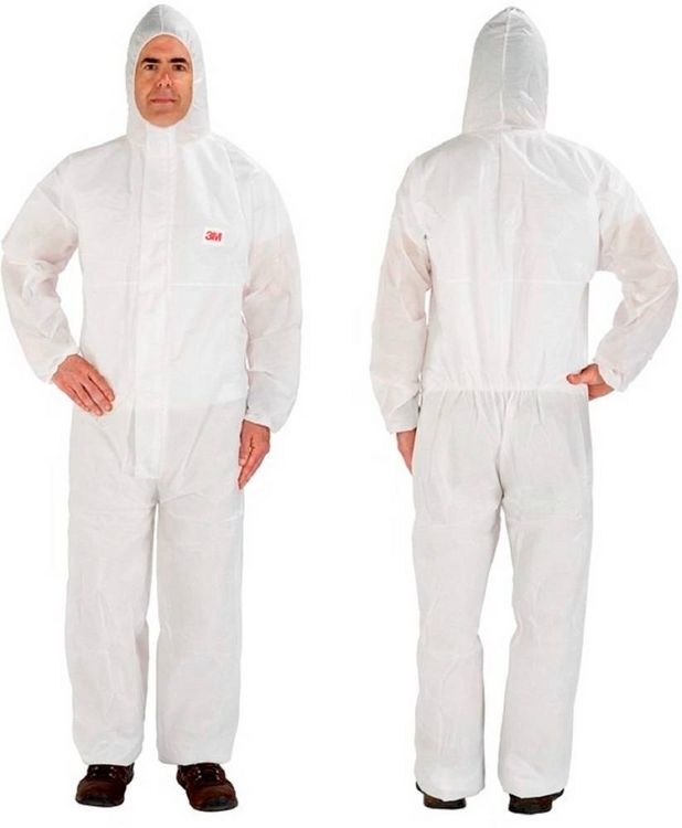 Produktbild: 3M 4515WL Schutzanzug 4515 Kleider-Gr&ouml;&szlig;e: L Wei&szlig;