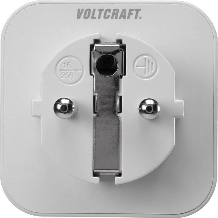 Produktbild: VOLTCRAFT SEM6500 Energiekosten-Messger&auml;t inkl. Funksteckdose, Datenexport, Datenloggerfunktion, Kostenprognose, TRMS, Stromtarif