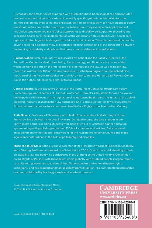Produktbild: Disability, Health, Law, and Bioethics