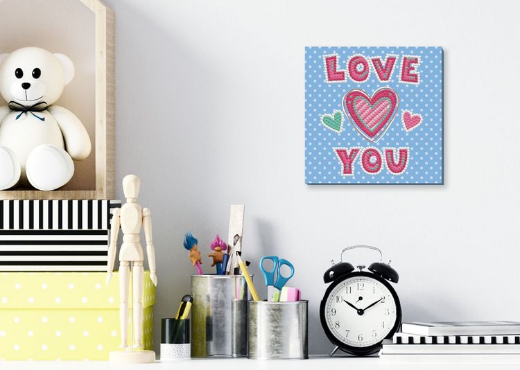Produktbild: DIAMOND DOTZ - Diamond Painting Liebe dich