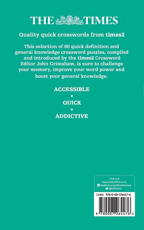 Produktbild: The Times Quick Crossword Book 12