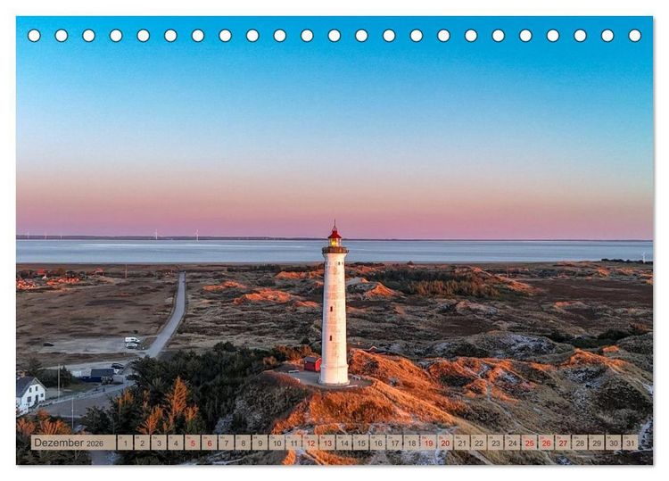 Produktbild: Westj&uuml;tland - D&auml;nemarks Westen erleben (Tischkalender 2026 DIN A5 quer), CALVENDO Monatskalender