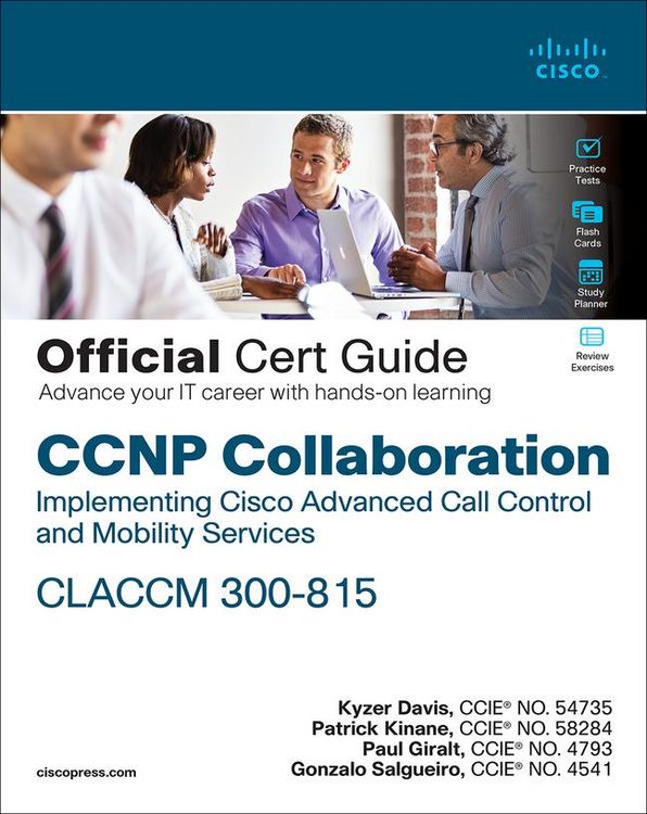 Produktbild: CCNP Collaboration Call Control and Mobility Claccm 300-815 Official Cert Guide