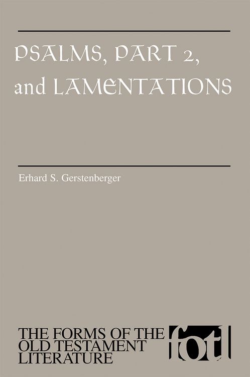 Produktbild: Psalms, Part 2, and Lamentations
