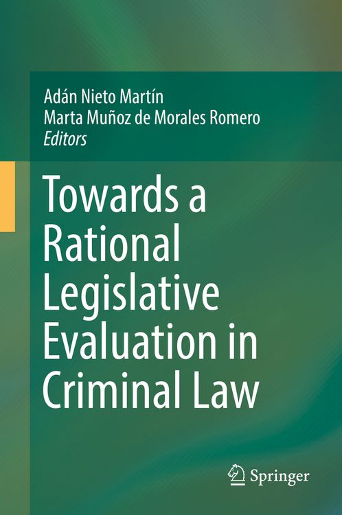Produktbild: Towards a Rational Legislative Evaluation in Criminal Law