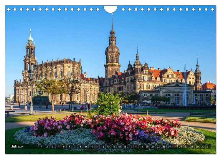 Produktbild: Dresden, ein Jahr an der Elbe (Wandkalender 2027 DIN A4 quer), CALVENDO Monatskalender