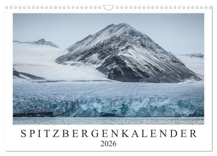 Produktbild: Spitzbergenkalender (Wandkalender 2026 DIN A3 quer), CALVENDO Monatskalender
