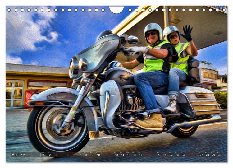 Produktbild: Images of Harley Davidson (Wall Calendar 2026 DIN A4 landscape), CALVENDO 12 Month Wall Calendar