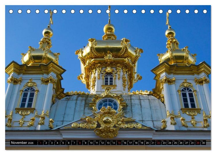 Produktbild: Flussfahrt Moskau - St. Petersburg (Tischkalender 2026 DIN A5 quer), CALVENDO Monatskalender