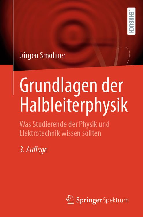 Produktbild: Grundlagen der Halbleiterphysik